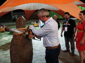 Quedó inaugurado el 19° Encuentro Nacional y 2° Internacional de Tallistas en Colón