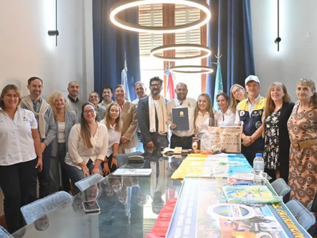 Gualeguaychú y una ciudad de Colombia sellaron un acuerdo de hermanamiento