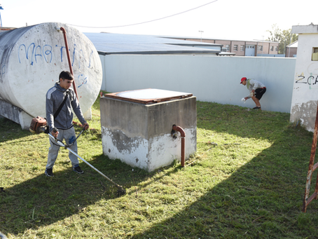 La Municipalidad y la Departamental de Escuelas realizan acondicionamiento en el nuevo edificio de la EET N° 3