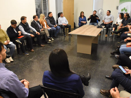 Azcué encabezó una nueva reunión por el Plan de Emergencia Habitacional de Concordia