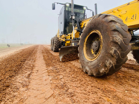 Comenzaron las obras de enripiado en la ruta provincial N° 42 en Gualeguaychú