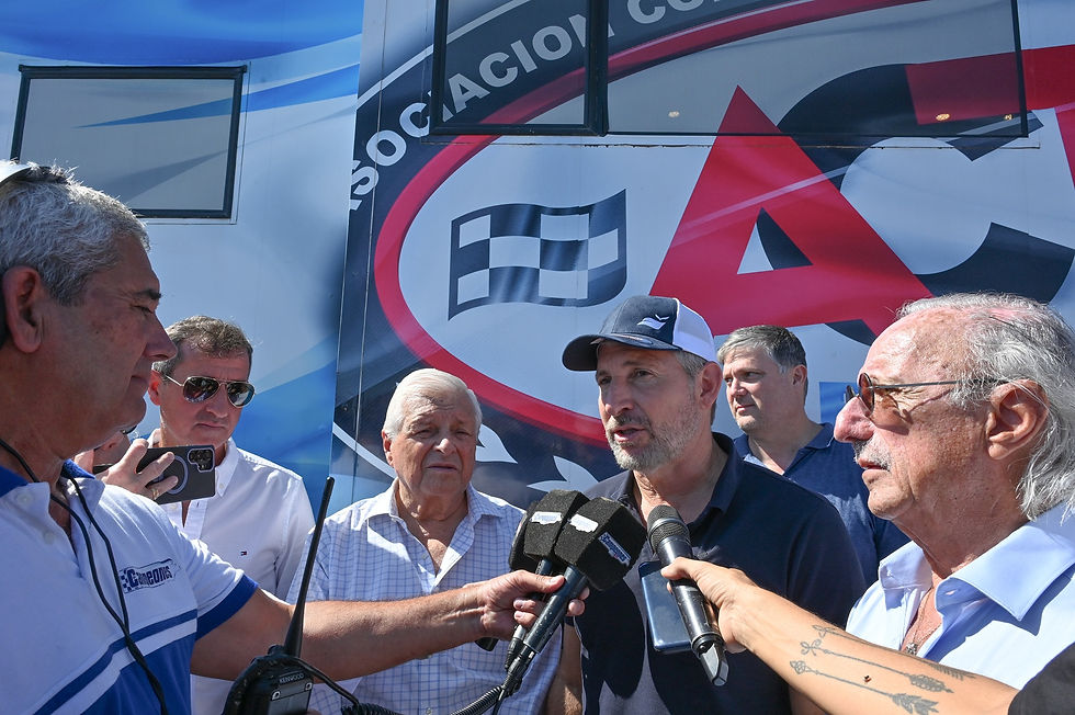 Frigerio recorrió el Autódromo de Concepción del Uruguay por el Turismo Carretera