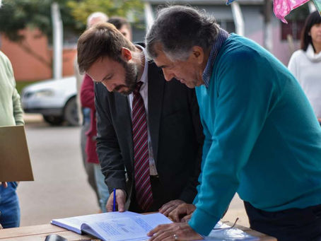 Azcué destacó el alcance del programa de Participación Ciudadana