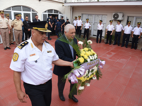 La Policía de Entre Ríos celebró su 192° aniversario con un acto en la Jefatura Departamental