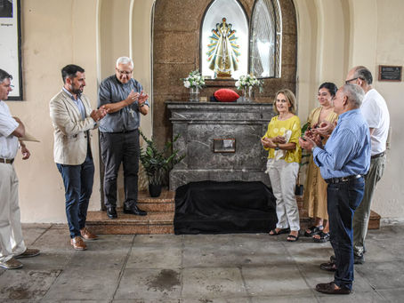Concordia renovó la consagración de la imagen de la Virgen de Lujan de la Estación de Trenes Central