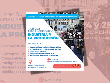 Colón se prepara para la Feria Binacional de la Industria y la Producción 2025