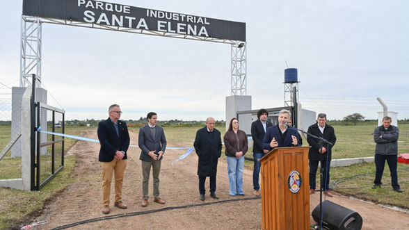 Frigerio inauguró el Parque Industrial de Santa Elena y destacó su impacto en el desarrollo productivo