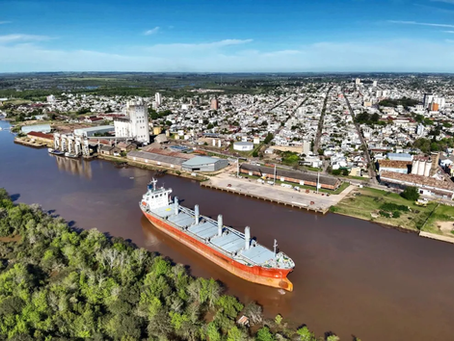 El puerto de Concepción del Uruguay realizó una nueva exportación de harina de soja con destino a Europa