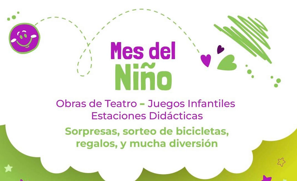 Se viene el “Mes del Niño” con distintas actividades en toda la ciudad