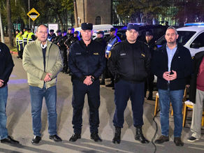 Colón fue parte del lanzamiento del Operativo Blindaje de la Policía de Entre Ríos