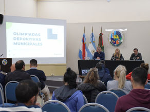 Se realizó el lanzamiento de las olimpiadas deportivas municipales