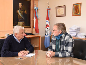 En un gesto al peronismo, Lauritto se reunió con Bahillo