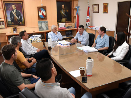 Lauritto se reunió con empresas de Transporte y el secretario provincial, Diego Elsesser