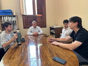 El Intendente Walser y el secretario Villalba se reunieron con la comisión del Golf Club Colón