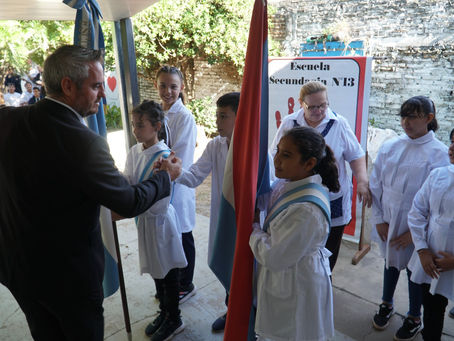 La Escuela N°13 René Favaloro celebró sus 25 años con un emotivo acto junto a la comunidad educativa