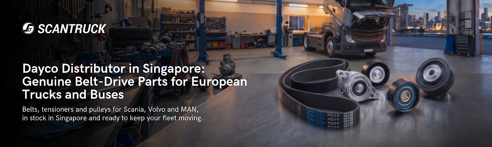 Dayco Distributor in Singapore: Genuine Belt-Drive Parts for European Trucks and Buses