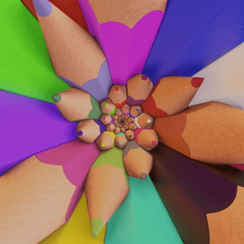 Color Draw GIF by Feliks Tomasz Konczakowski.gif