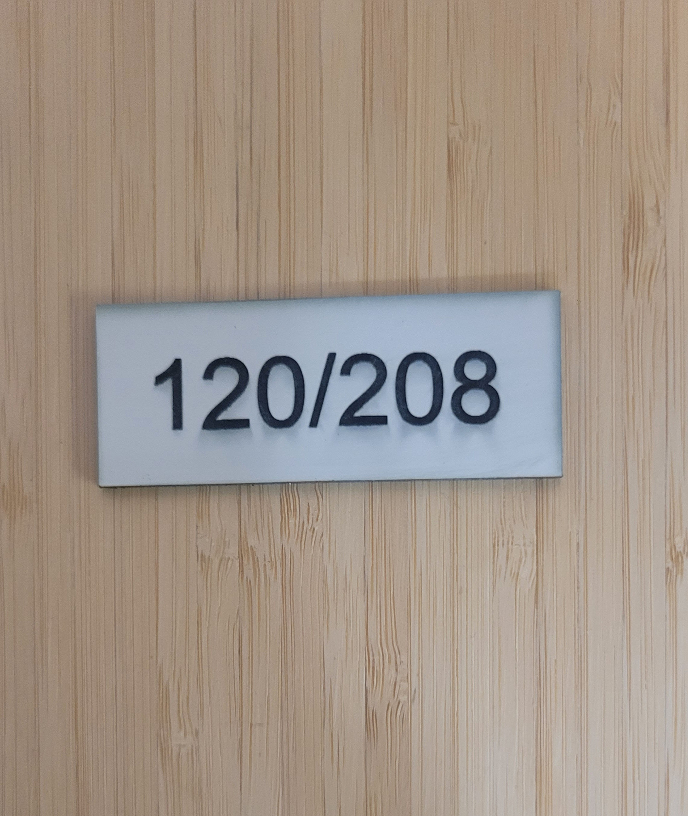 White on Black Label( self adhesive)