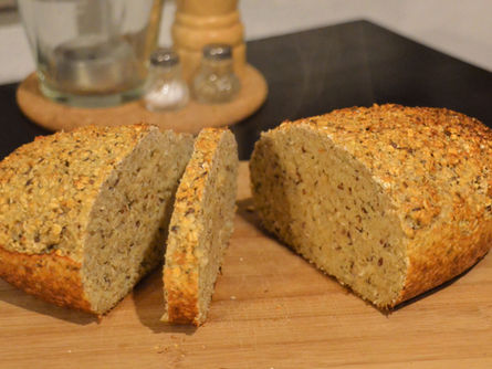 Haferflockenbrot ohne viel Tamtam!