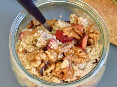 Warmes Hirsefrühstück *Pflaume-Zimt*