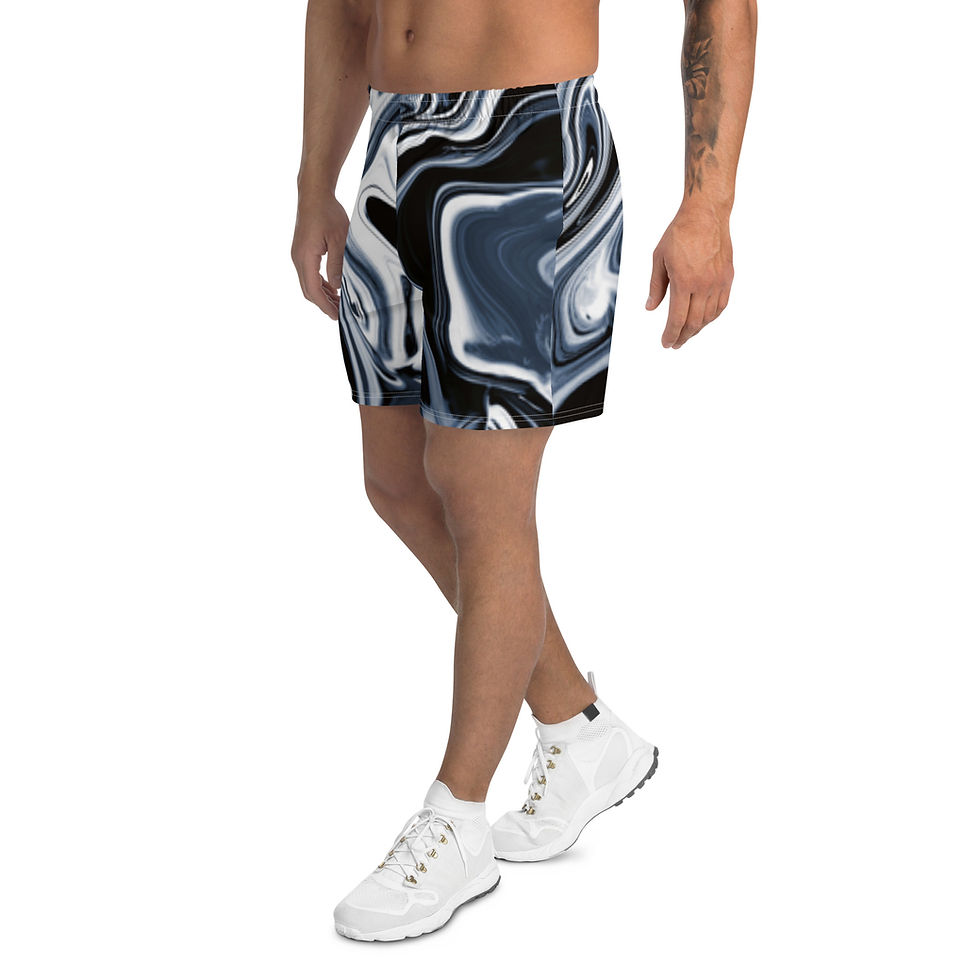 Thumbnail: Y&U Marble Men's Athletic Shorts