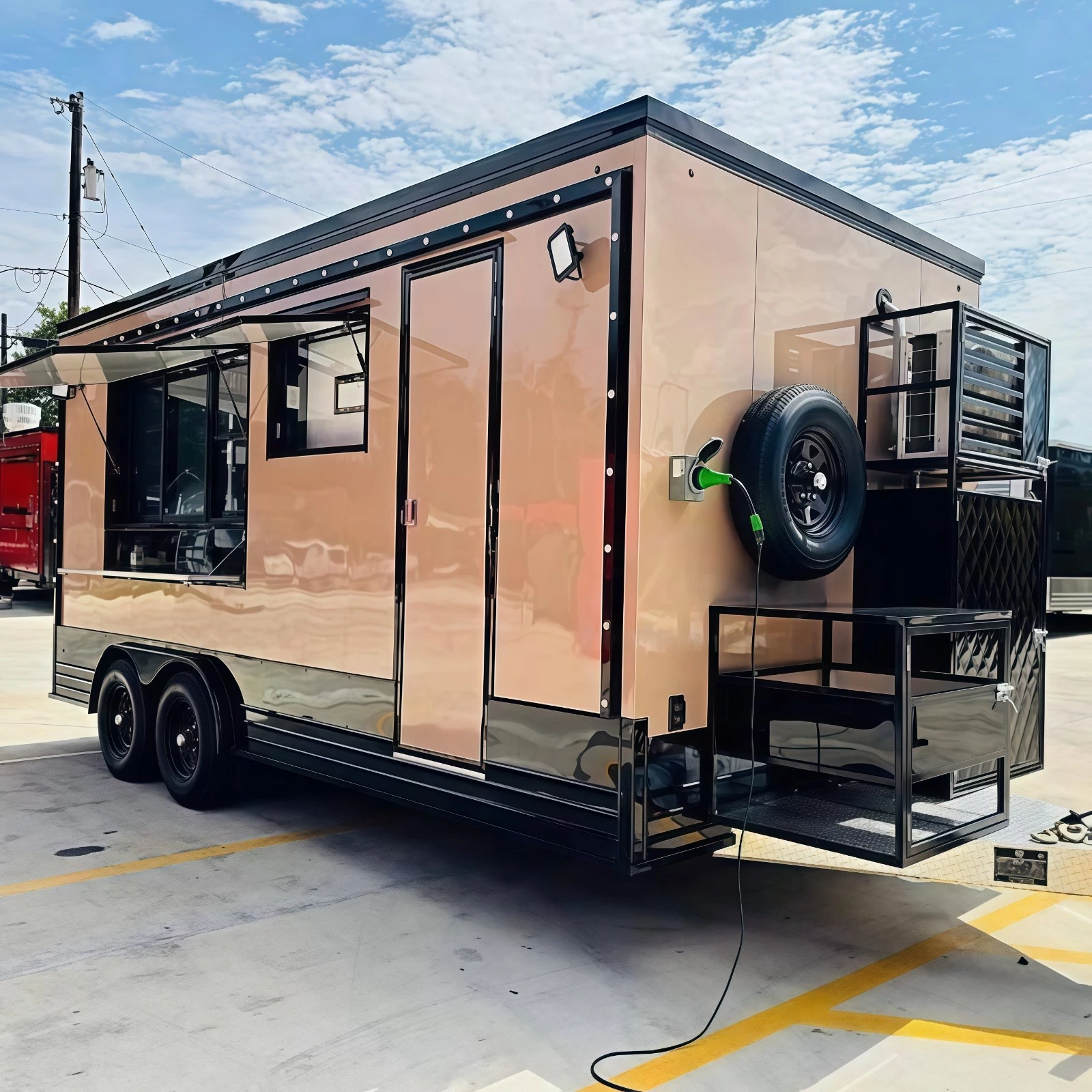 Custom Dual-Axle Commercial Catering Trailer