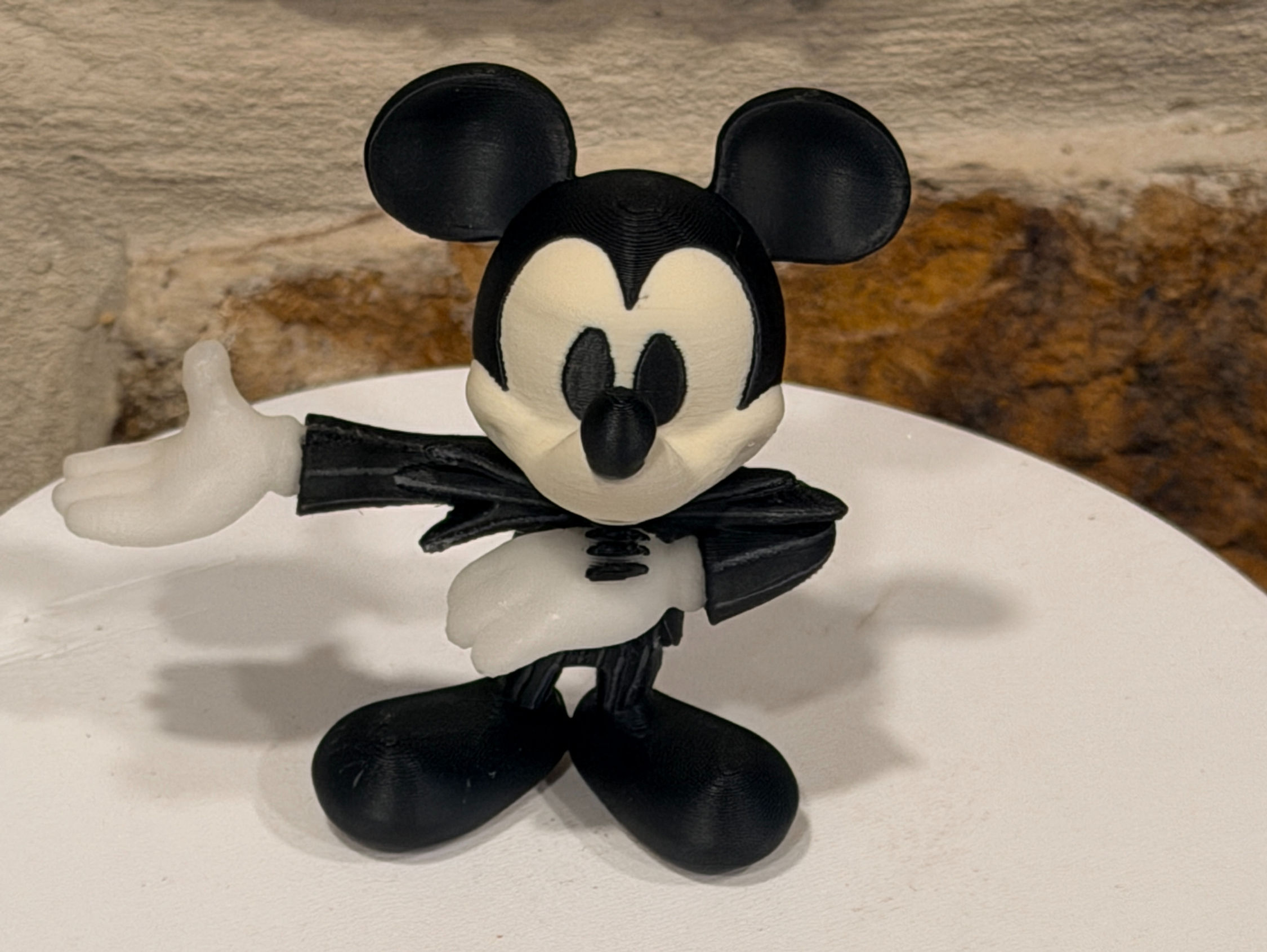 Glow-in-the-Dark Mickey Mouse Fan Art