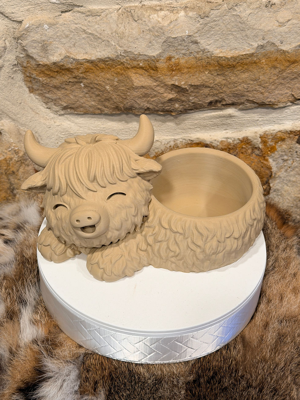 Thumbnail: Highland Cow Yarn Bowl