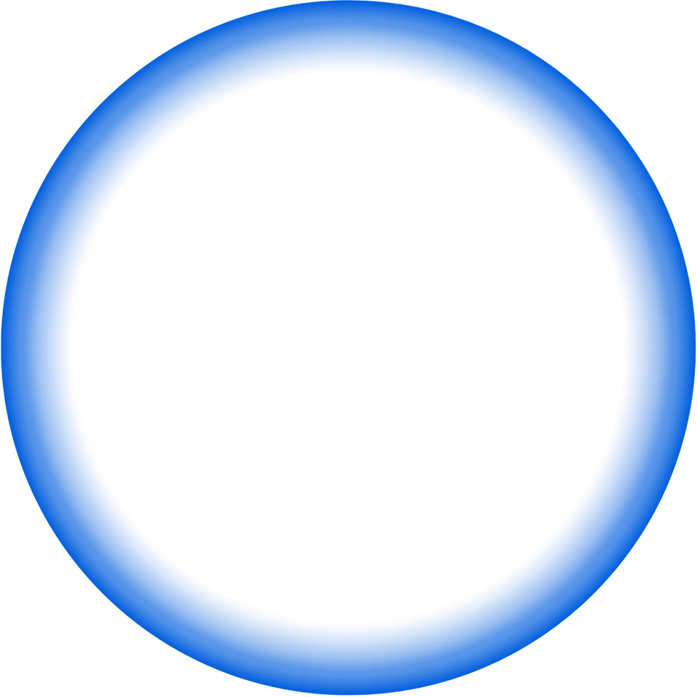 Blue circle frame