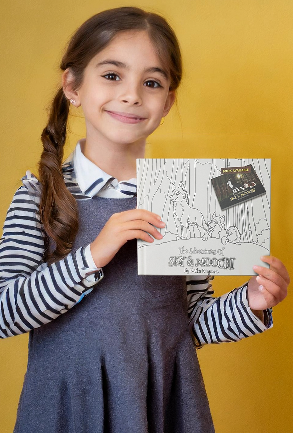 The Adventures of Sky & Moochi coloring book
