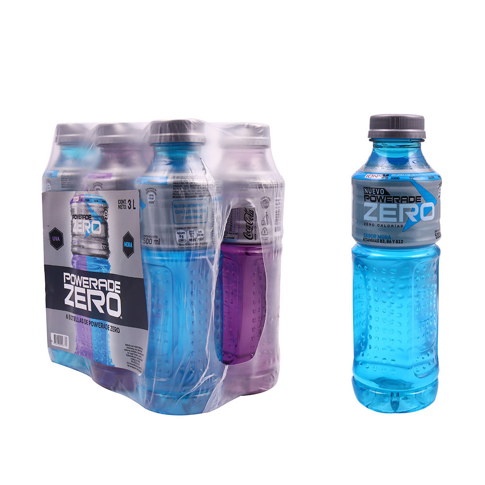 Powerade Zero Mixto Pack 6 Botellas de 500 ml c/u