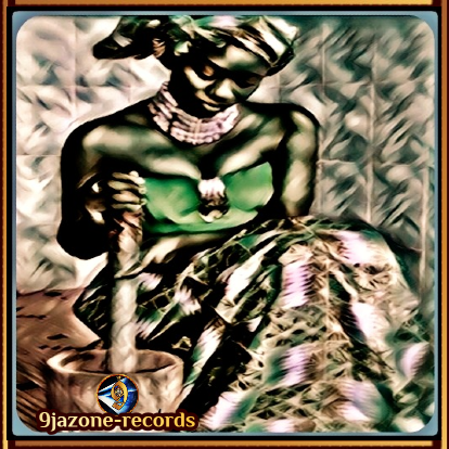 Thumbnail: pounded yam art front view