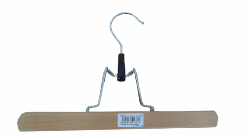 Hosenbügel aus Holz 25 cm mit EAN-Code