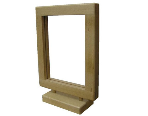 Wooden menu stand
