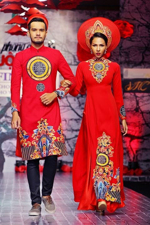 brocade-red-couple-ao-dai