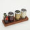 Miniatura: Wooden Combo Display, 3 Condiments & 2 Hot Sauces