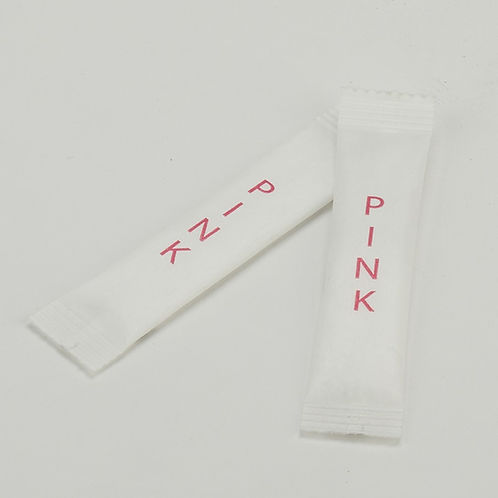 Pink Packet PINK (Saccharin) Sweetener PAPER Stick Packets, 1000 pieces | Le Must