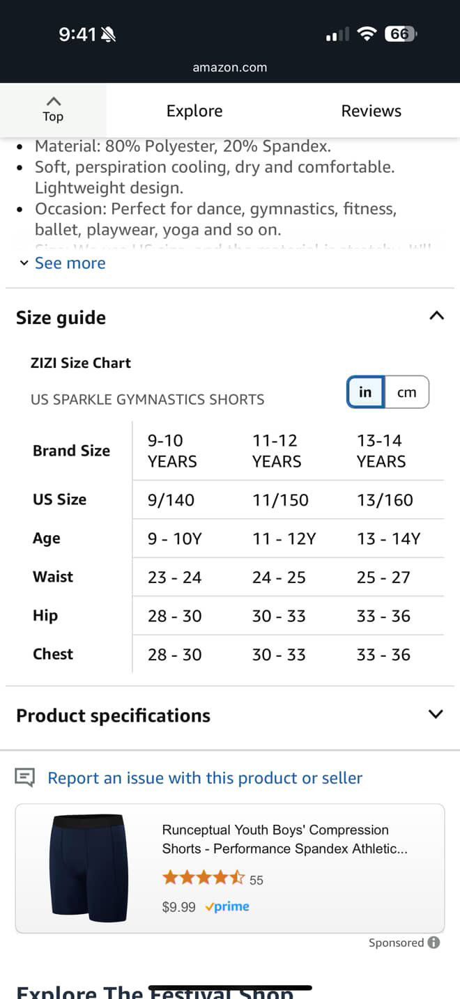Thumbnail: Sports Tank & Blue Shorts Set