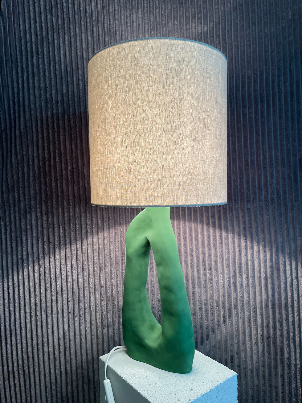 green lamp