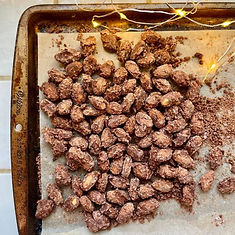 Amandes pralinées au chocolat