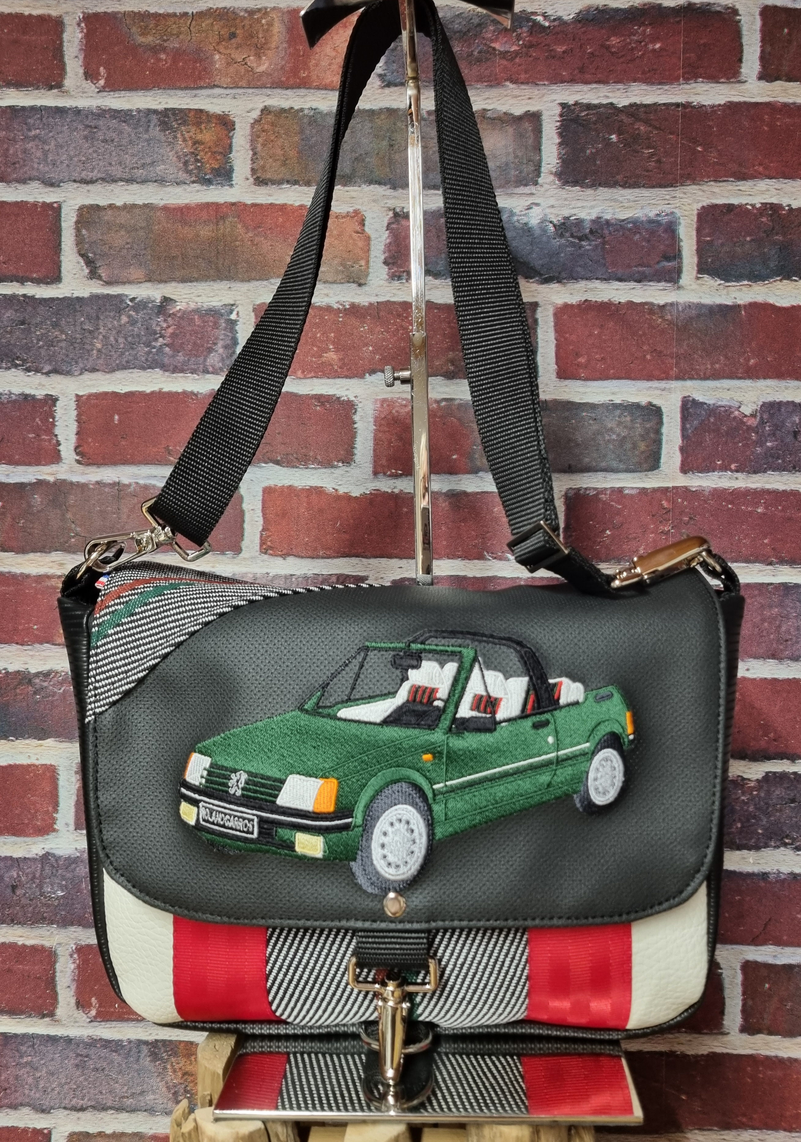 Sac bzndoulière thème 205 Roland Garros
