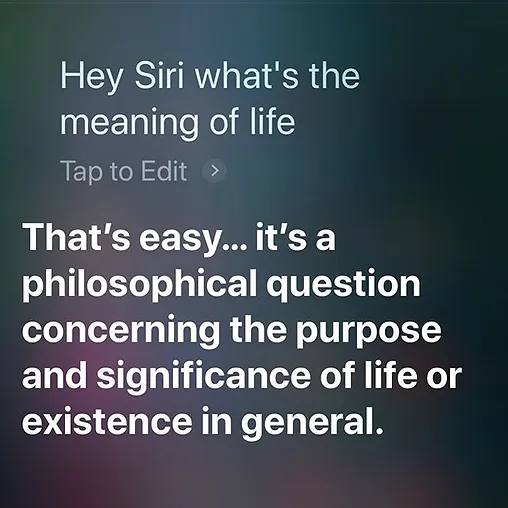 Hey Siri What S The Meaning Of Life The Congregational