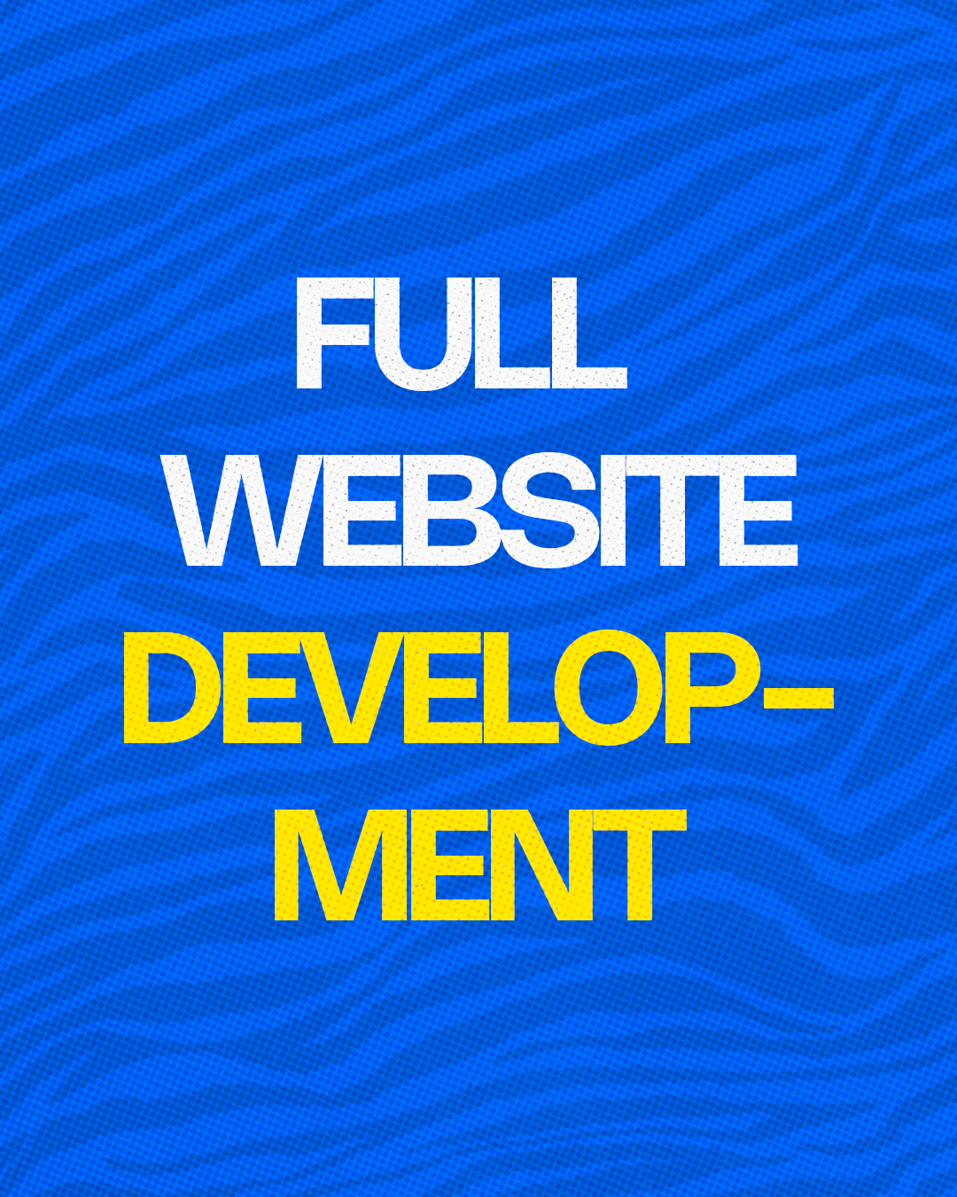 Full Website Development
