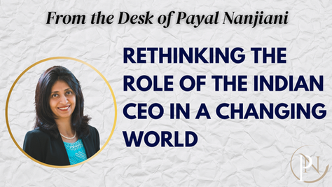 Rethinking the Role of the Indian CEO in a Changing World