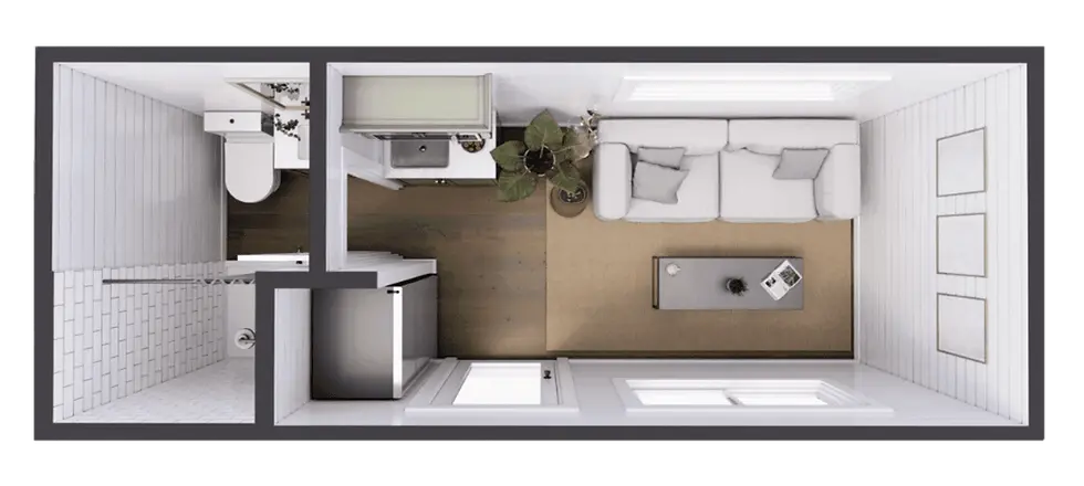 Studio container home for sale