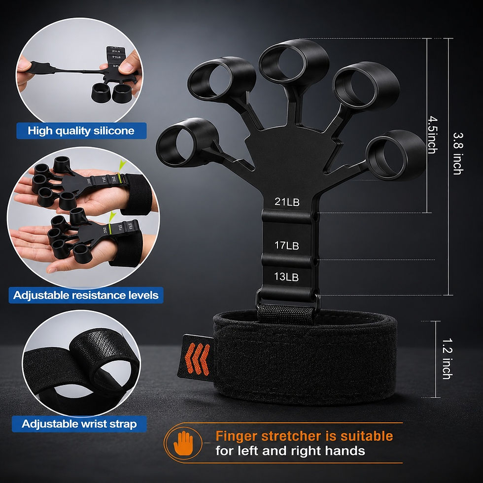 Thumbnail: Zavron Grip Strength Training Kit 6 Pcs