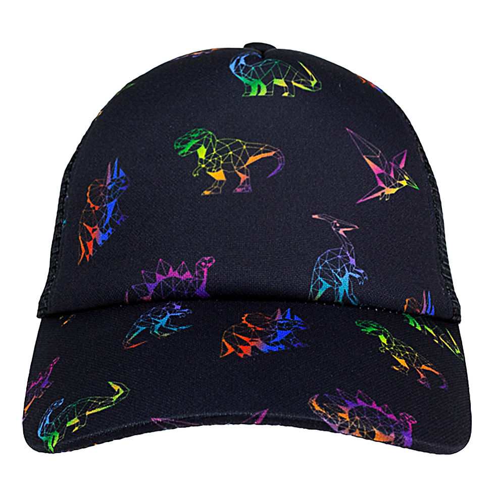 Geo Dinosaurs Kids Truckers Cap