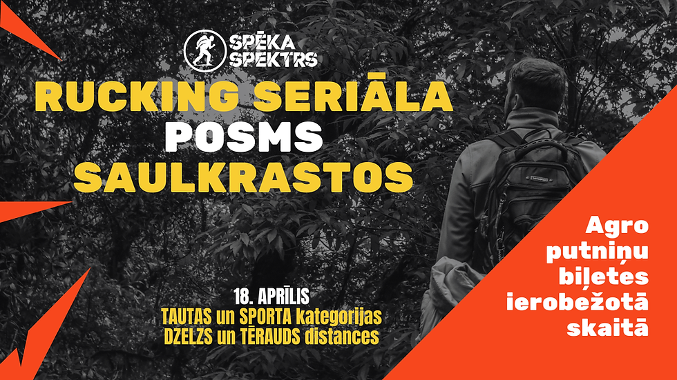 Rucking seriāla posms Saulkrastos