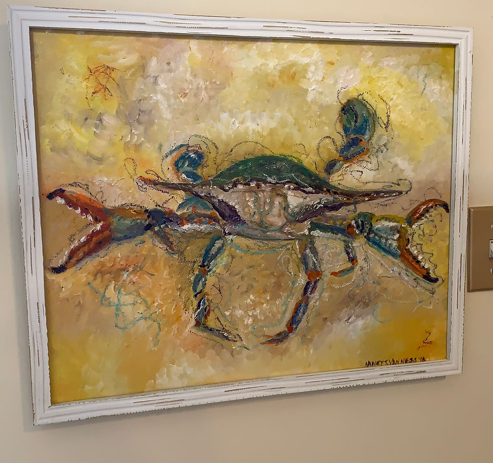 Thumbnail: Blue Crab - Oil Painting