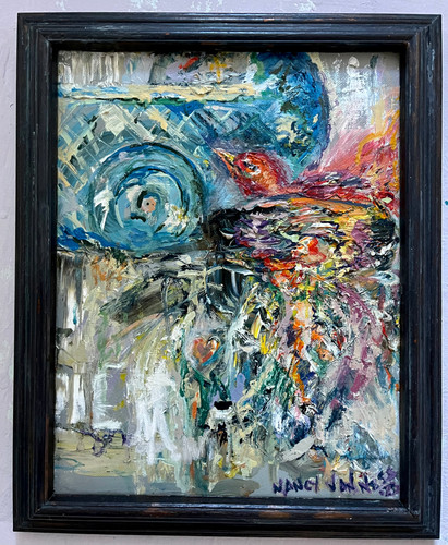 Bird's Nest - Oil Painting | Nancy Van Ness Art